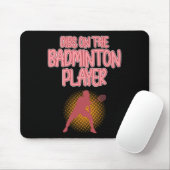 Dibs op Badminton Player Shuttle Coach Graphic Muismat (Met muis)