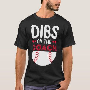 Dibs Op de Coach Basketbal, Basketbal Coach T-shirt