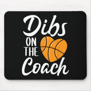 Dibs op de coach Bysketbyll Hart Schattigee Moeder Muismat