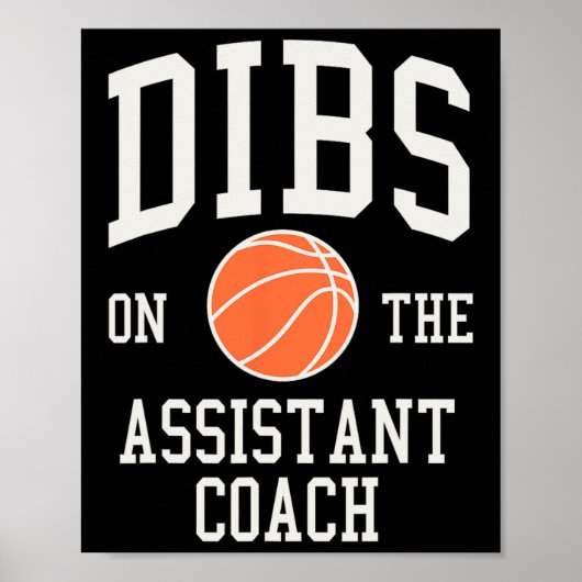 Dibs op de instant coach Bysketbyll vrouw Girlfrie Poster (Voorkant)