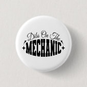 Dibs op de Mechanic Funny Mechanic's vrouw sarcasm Ronde Button 3,2 Cm (Voorkant)