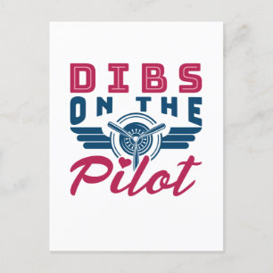 Dibs op de piloot Airman Wife Briefkaart