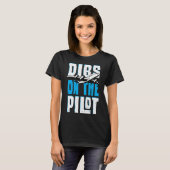 Dibs op de piloot - Pilot T-shirt (Voorkant volledig)