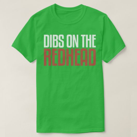 Dibs op de Redhead MC1R T-shirt (Design voorkant)