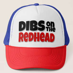 DIBS OP DE REDHEAD TRUCKER HAT PET
