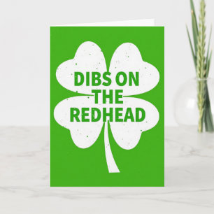 Dibs Op De Roodharige Gelukskaart Kaart