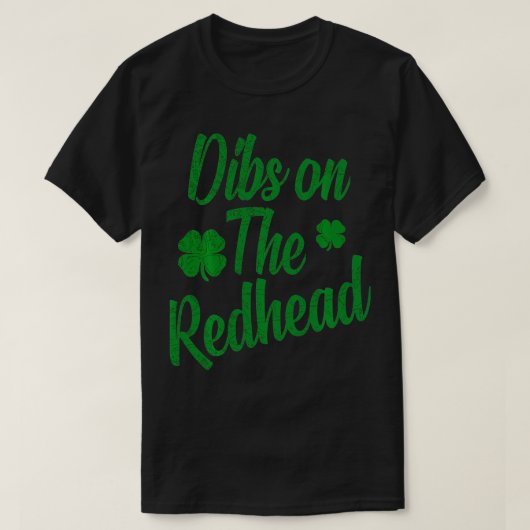 Dibs op de roodharige lange mouw t-shirt (Design voorkant)