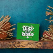 Dibs op de roodharige St Patrick's Day Fotoplaat (Zijkant)