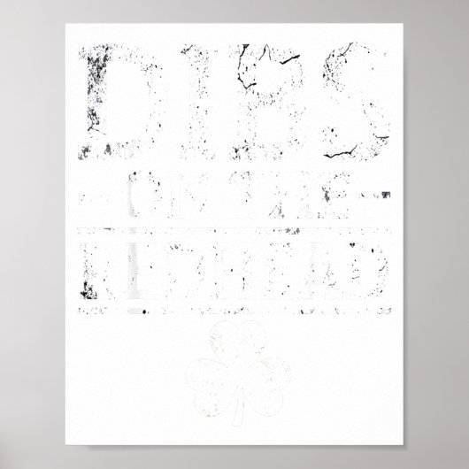 Dibs Op De Roodharige St. Patricks Day Mannen Vrou Poster (Voorkant)