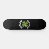Dibs op de roodharige St Patrick's Day Shamrock Persoonlijk Skateboard (Horizontaal)