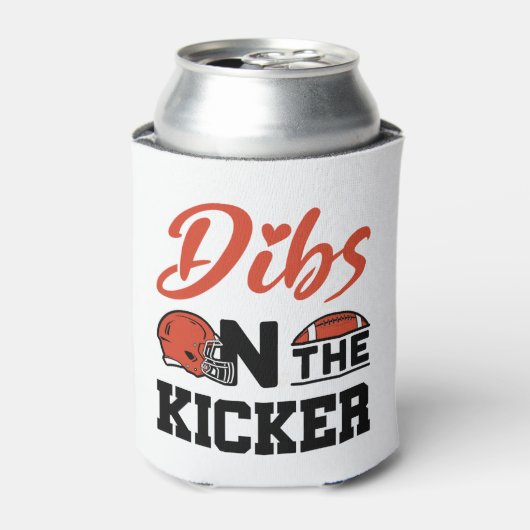 Dibs op het Kicker Football Vriendin Blikjeskoeler (Blikje Voorkant)