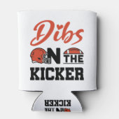 Dibs op het Kicker Football Vriendin Blikjeskoeler (Achterkant)