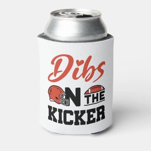 Dibs op het Kicker Football Vriendin Blikjeskoeler (Blikje Achterkant)