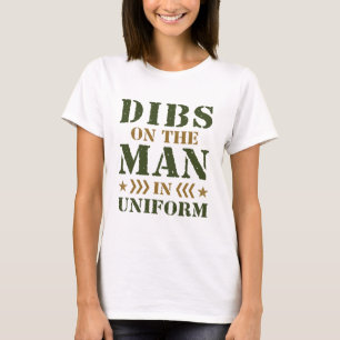 Dibs op het Man in het Eenvormig Militair Fonds va T-shirt