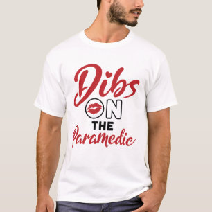 Dibs op het Paramedische EMT-Vriendin GF T-shirt