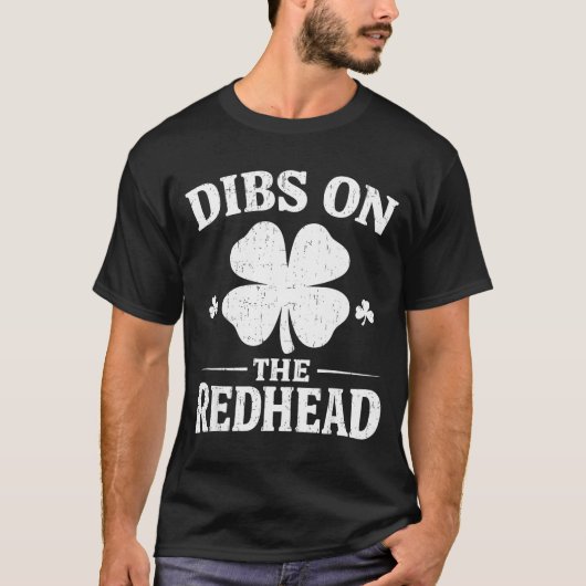 Dibs op het roodharige shirt grappige st. patrick' (Voorkant)