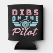 Dibs op het Vriendin van pilotenvrouw Blikjeskoeler (Achterkant)