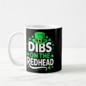 Dibs Redhead Grappige Mannen Vrouwen Illustratie Koffiemok (Links)