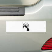 dibujo manati bumpersticker (Op auto)