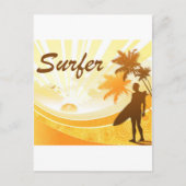 dibujo-surf_7 briefkaart (Voorkant)