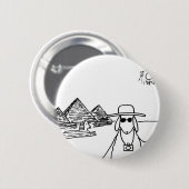 Dibujos divertidos ronde button 5,7 cm (Voorkant /achterkant)