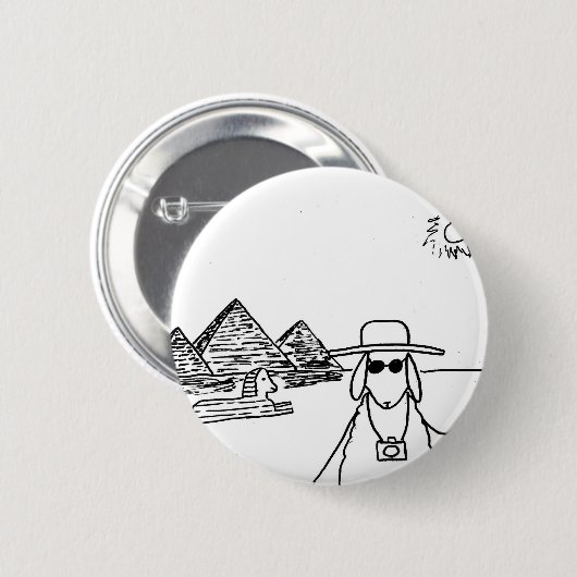 Dibujos divertidos ronde button 5,7 cm (Voorkant /achterkant)