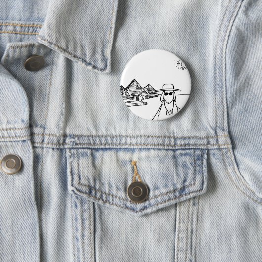 Dibujos divertidos ronde button 5,7 cm (In situ)