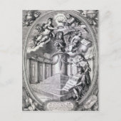 dicatory engraving to Gottfried Finger, 1688 Briefkaart (Voorkant)