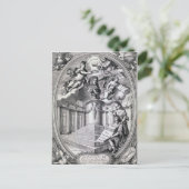 dicatory engraving to Gottfried Finger, 1688 Briefkaart (Staand voorkant)