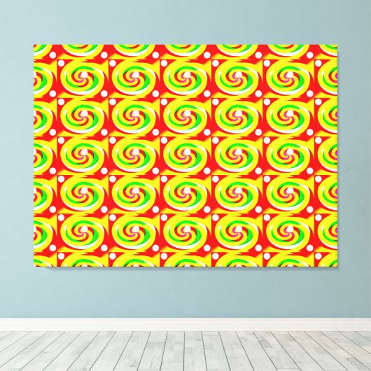 Dice art canvas afdruk (Insitu (Houten vloer))
