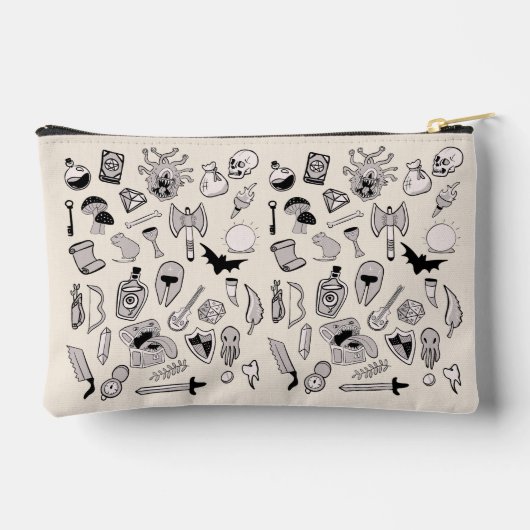 Dice Bag - RPG-patroon Etui (Achterkant)