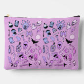 Dice Bag - RPG Patroon (Roze) Etui (Voorkant)