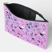 Dice Bag - RPG Patroon (Roze) Etui (Open)