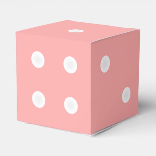 Dice Box voor gunsten / geschenken -  kleur Bedankdoosjes (Achterkant)