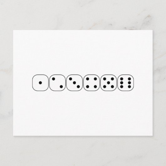 Dice Briefkaart (Voorkant)