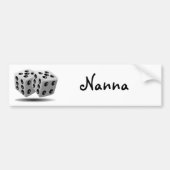Dice Bumpersticker (Voorkant)