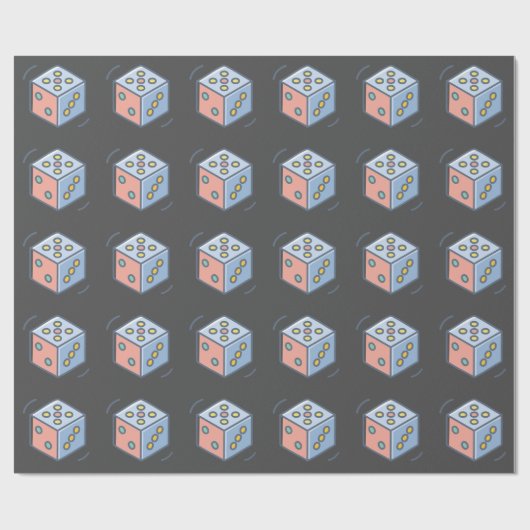 Dice Cadeaupapier (Vlak)