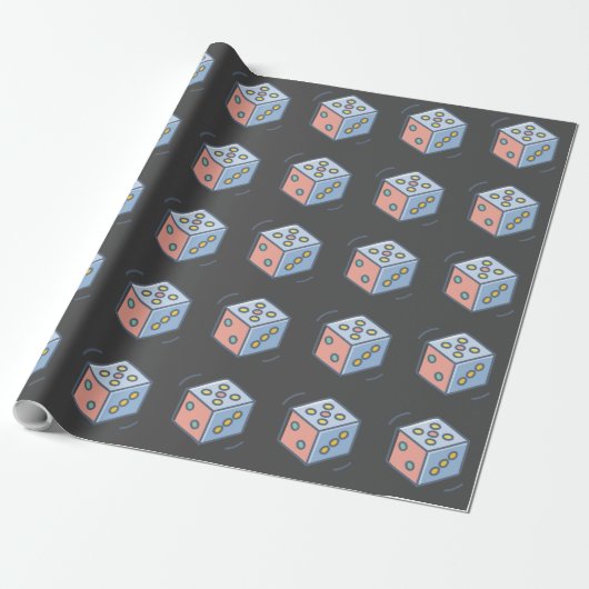 Dice Cadeaupapier (Uitgerold)