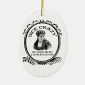Dice Crazy Keramisch Ornament (Voorkant)