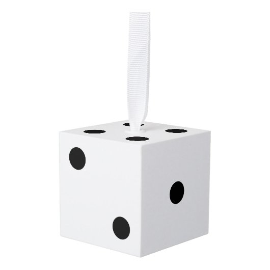 Dice Decoratie (Voorkant hoekig)