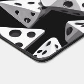 Dice Delight: een geometrische cascade Bureaumat (Hoek)