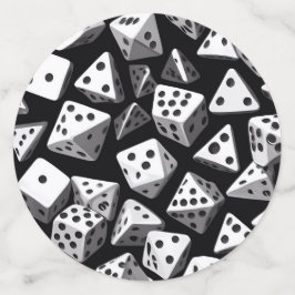 Dice Delight: een geometrische cascade Confetti