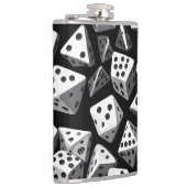 Dice Delight: een geometrische cascade Heupfles (Rechts)