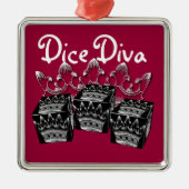 dice diva ornament (Voorkant)