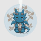 Dice Dragon Ornament (achterkant)