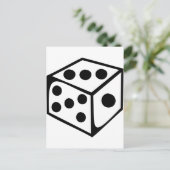 Dice - Drie Briefkaart (Staand voorkant)