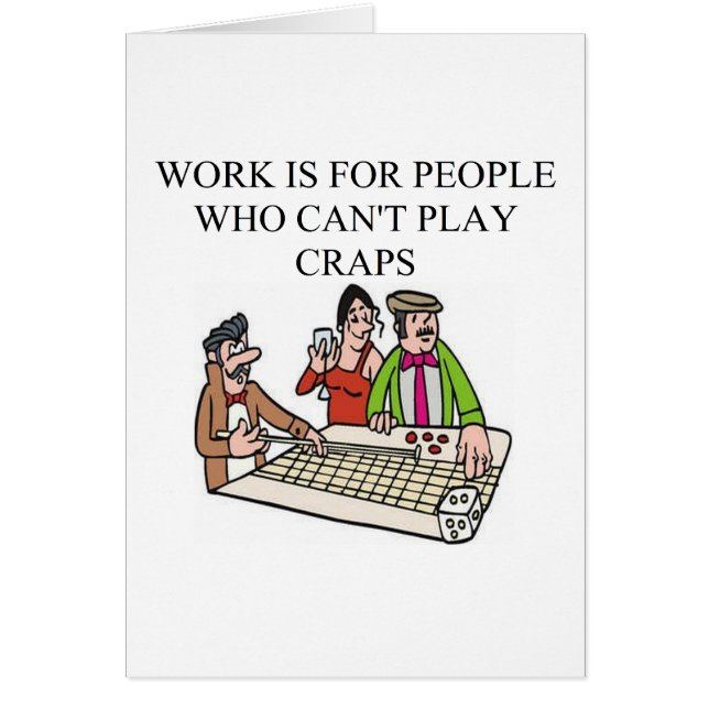 dice - en craps - spelers (Voorkant)