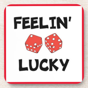 DICE "FEELIN' LUCKY" BIER ONDERZETTER