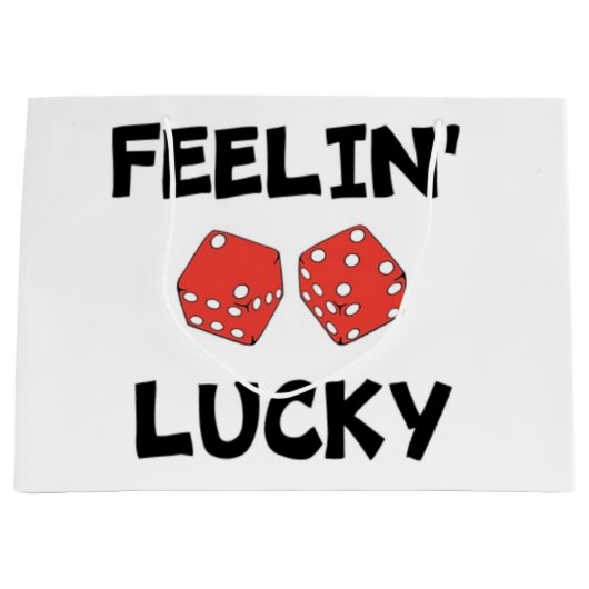 DICE "FEELIN' LUCKY" GROOT CADEAUZAKJE (Voorkant)