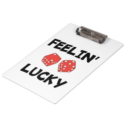 DICE "FEELIN' LUCKY" KLEMBORD (Gekanteld)